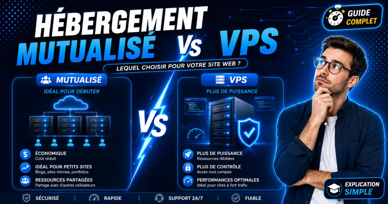 HEBERGEMENT MUTUALISE VS VPS 2026